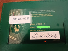 Laden Sie das Bild in den Galerie-Viewer, DAU ROLEX Datejust 31 Everose 278271 NEU