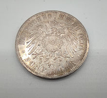 Laden Sie das Bild in den Galerie-Viewer, 5 Kaisereichsmark Friedrich I v. Preussen 1901 200-Jahrfeier Silber
