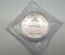 Laden Sie das Bild in den Galerie-Viewer, 10 Yuan Panda China 1989 Rarität 1 OZ Silber