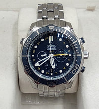 Laden Sie das Bild in den Galerie-Viewer, HAU Omega Seamaster Diver Co-Axial GMT Chronograph