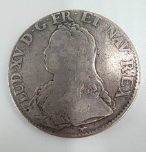 Laden Sie das Bild in den Galerie-Viewer, 1 ECU Frankreich 1727 Ludwig XV. Paris Silber