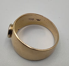 Laden Sie das Bild in den Galerie-Viewer, Herrensolitärring in 18 Karat Gelbgold