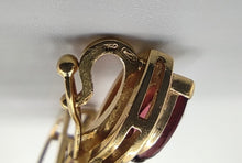 Laden Sie das Bild in den Galerie-Viewer, Großer Herzanhänger mit Amethyst und Brillanten in 18 Karat Gelbgold