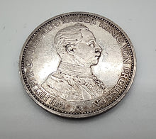 Laden Sie das Bild in den Galerie-Viewer, 3 KRM Wilhelm II v. Preussen 1914 A Silber
