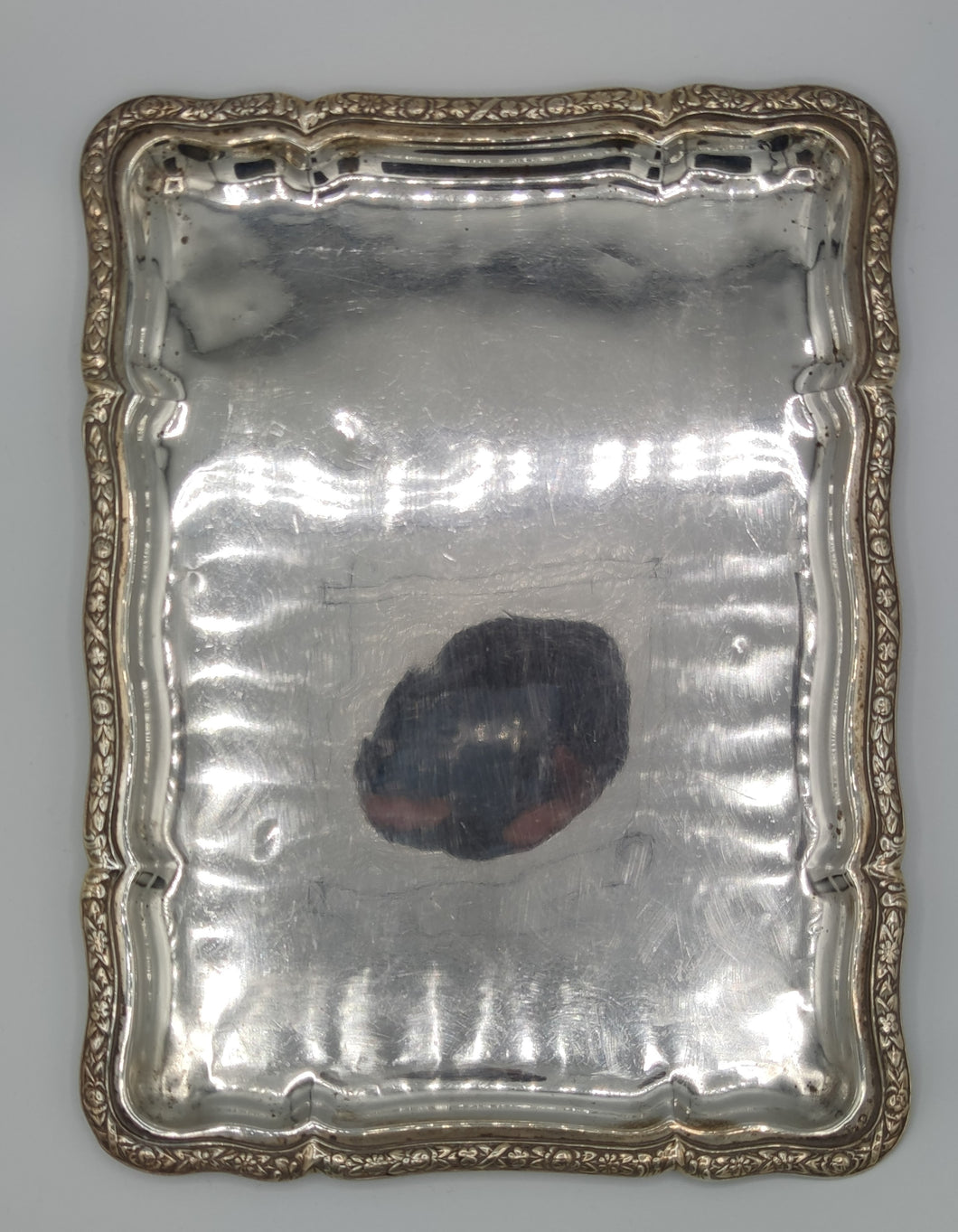 Silbernes Tablett SpanienAnfang 20. Jahrhundert