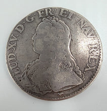 Laden Sie das Bild in den Galerie-Viewer, 1 ECU Frankreich 1727 Ludwig XV. Paris Silber
